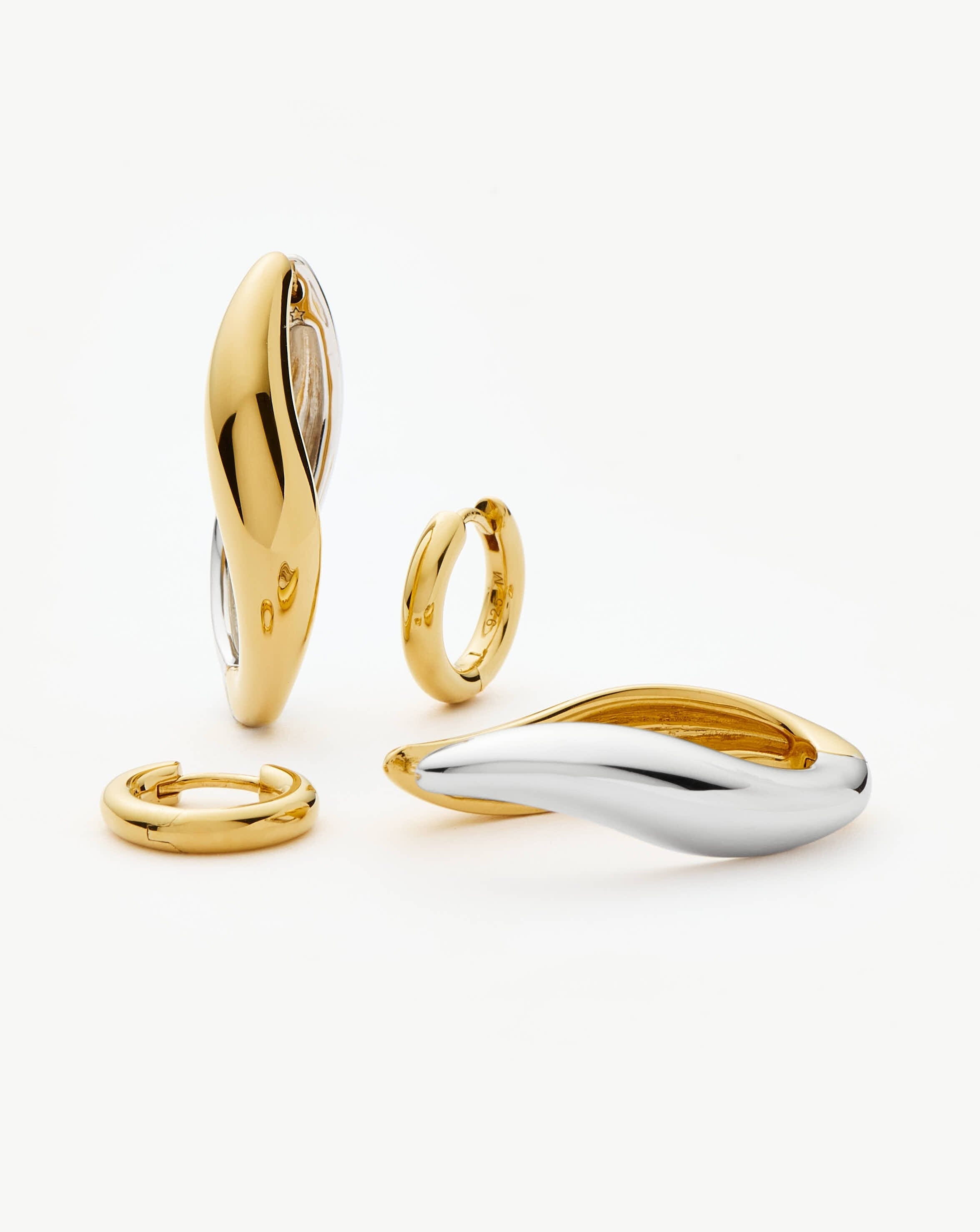 Savi Signature Hoop Set | Gold/Mixed Metal