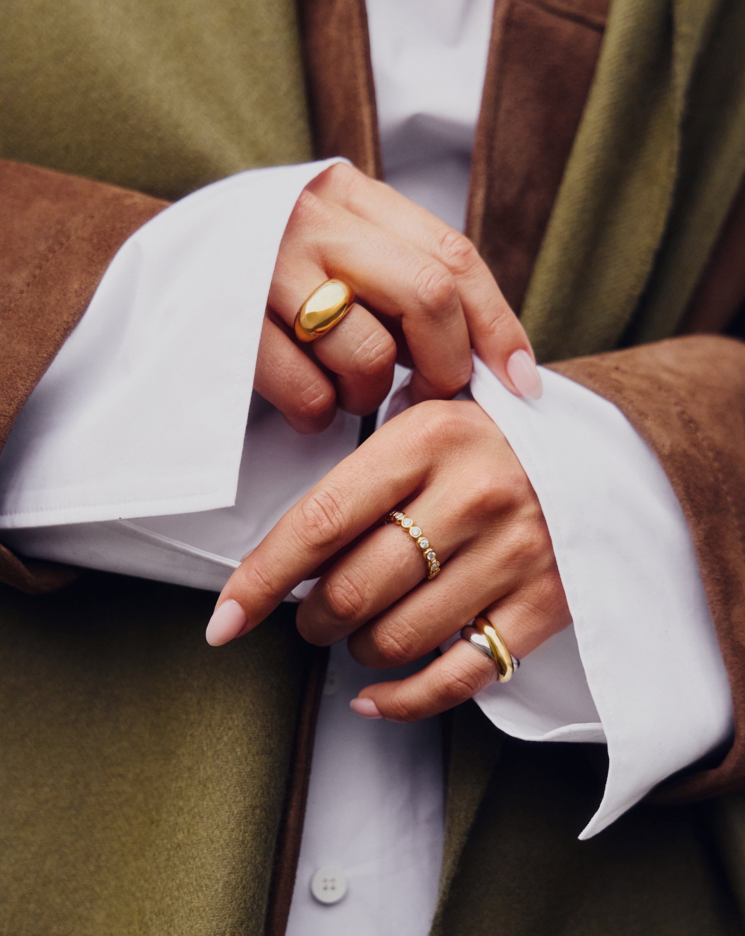 Lucy Williams Chunky Entwine Ring  | Mixed Metal