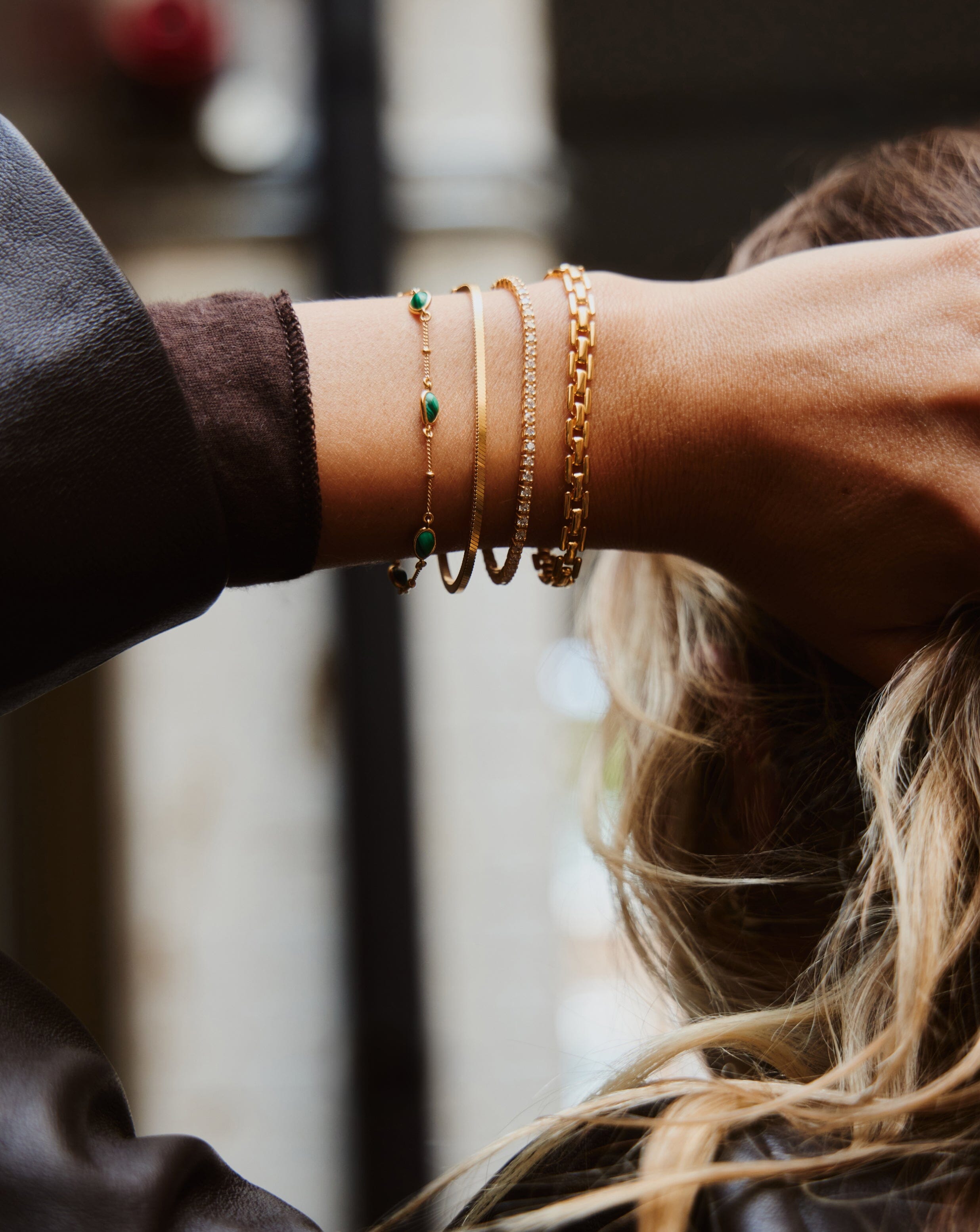 Timepiece Link Chain Bracelet | 18ct Gold Plated