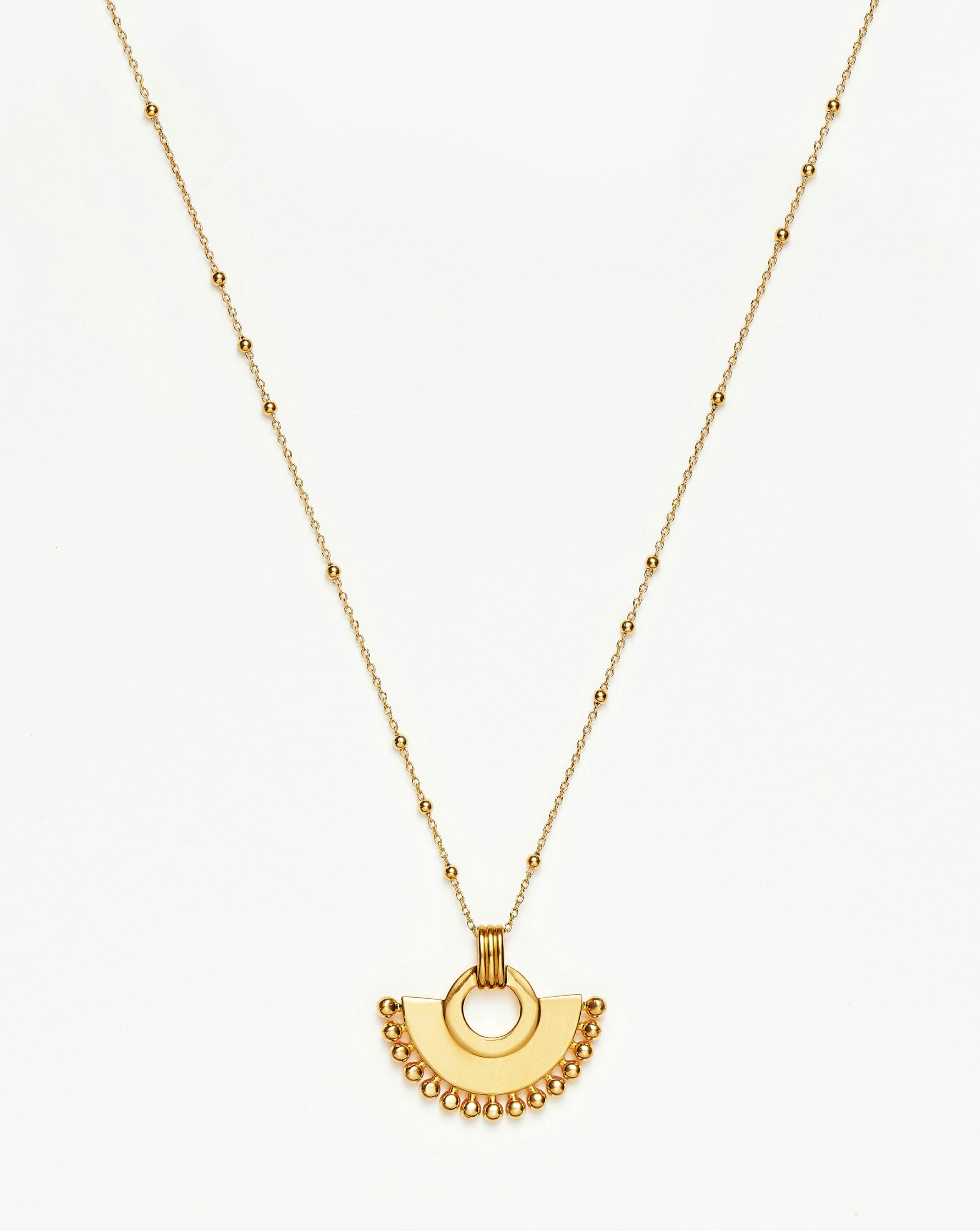 Zenyu Fan Necklace | 18ct Gold Plated